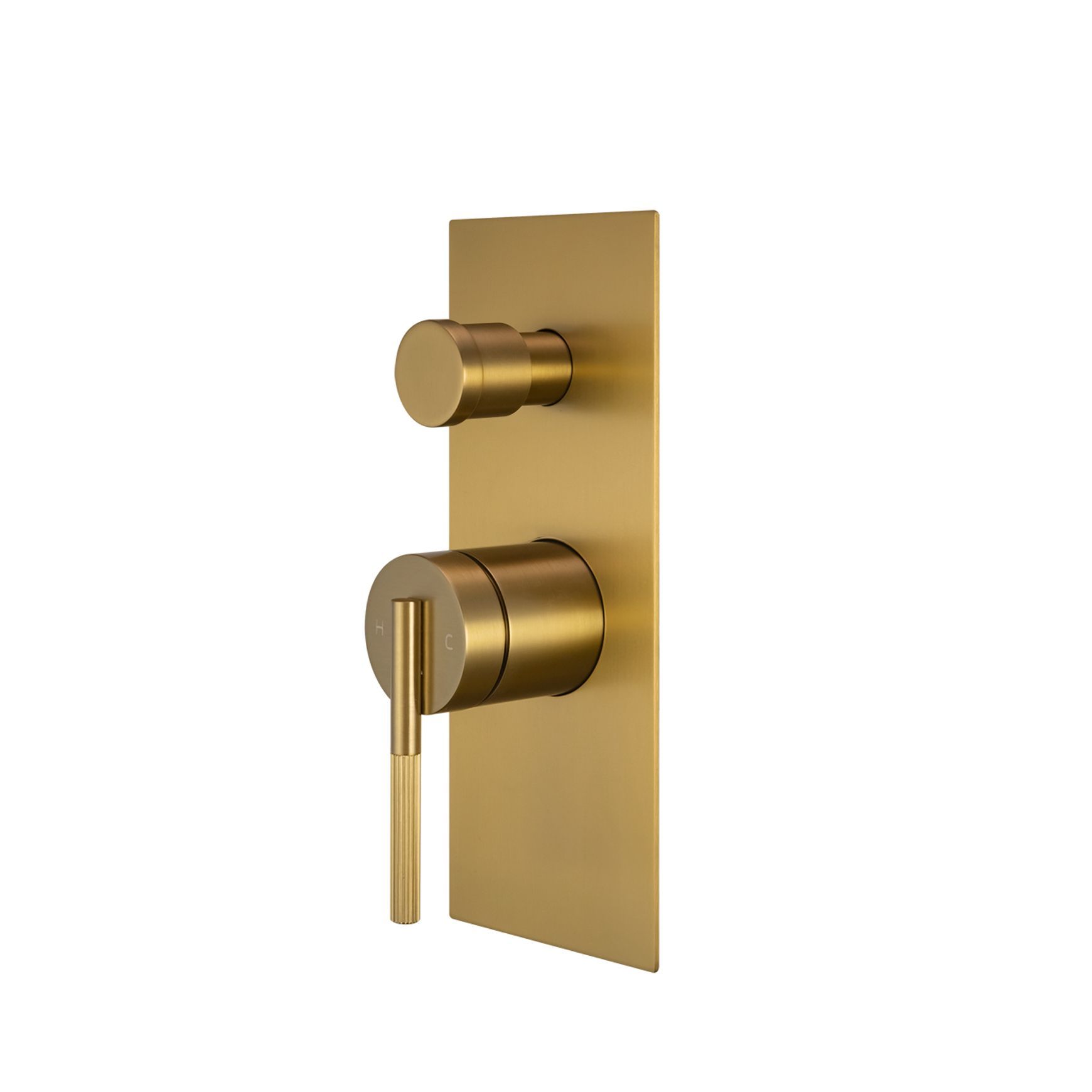 Caddence Mixer with Diverter Brushed Brass