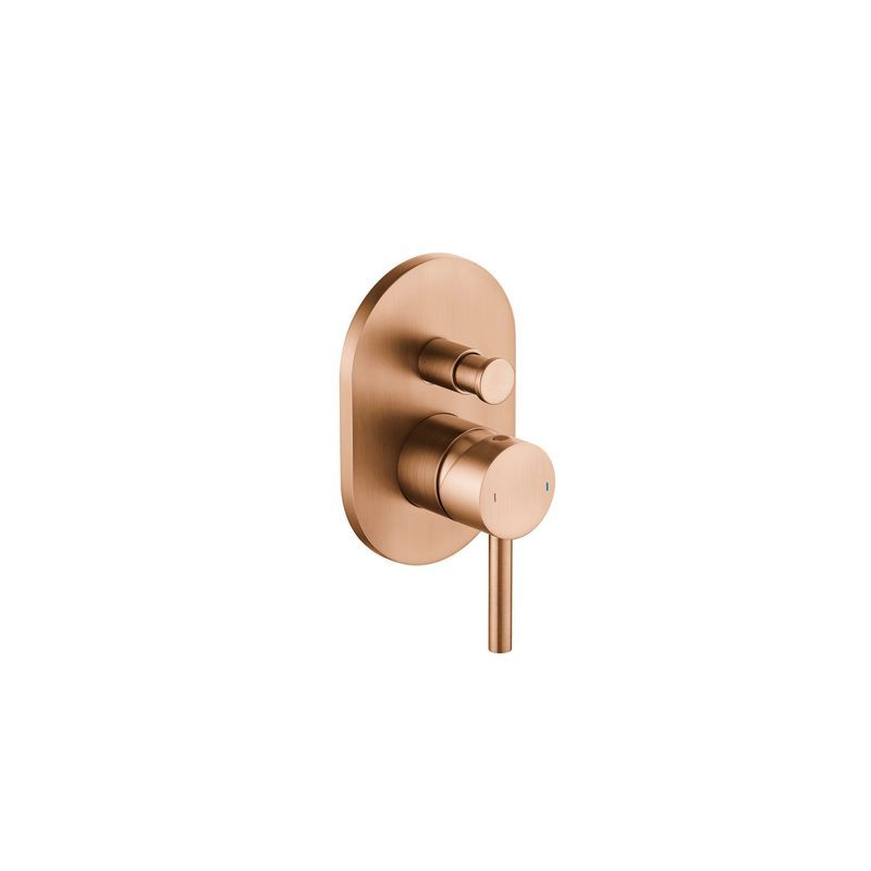 Code Dusk Shower Diverter Mixer - Brushed Copper