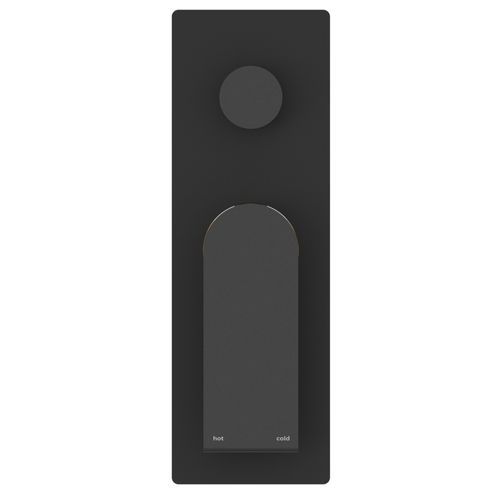 Bianca Shower Mixer & Divertor | Matte Black