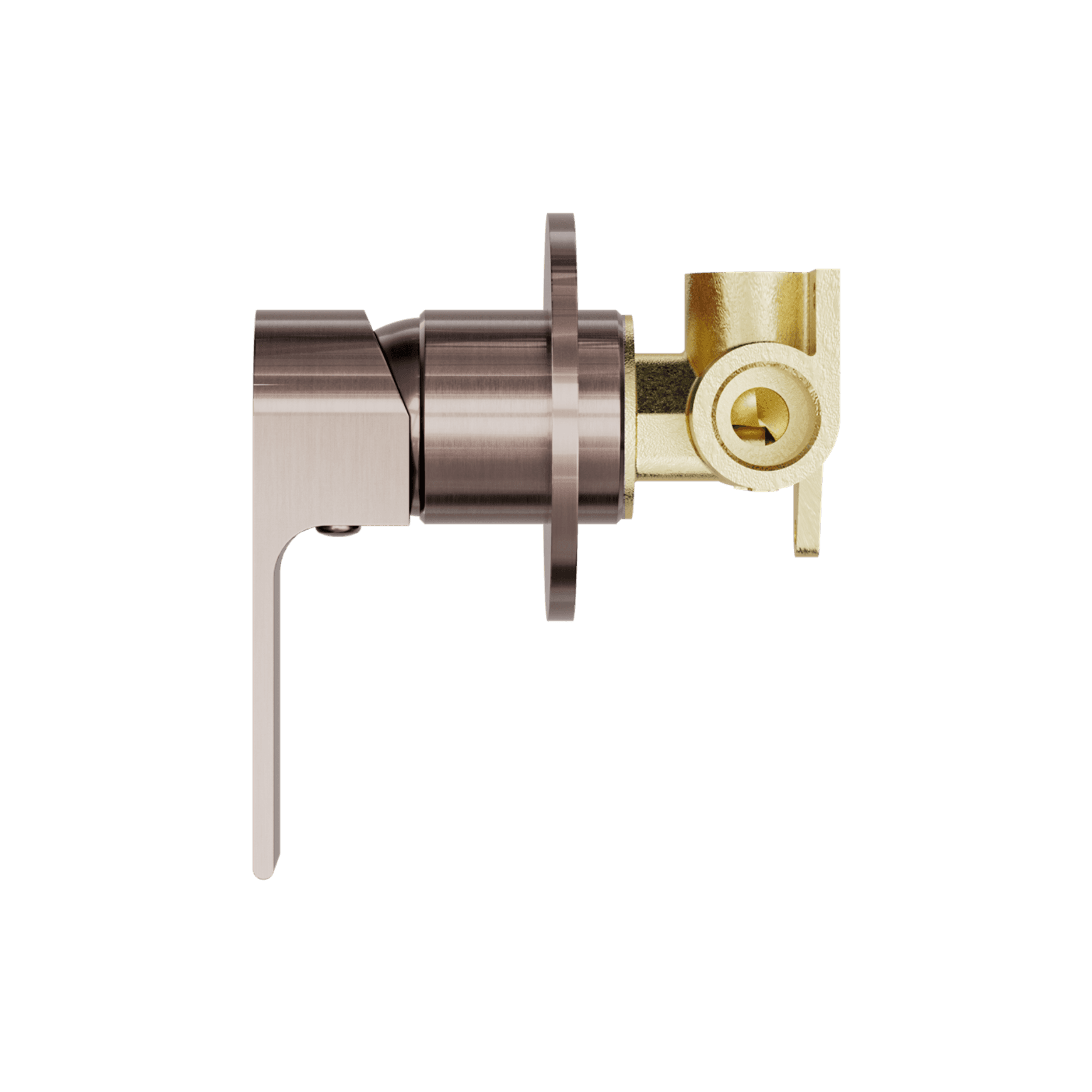Bianca Shower Mixer 80mm Plate | Brushed Bronze