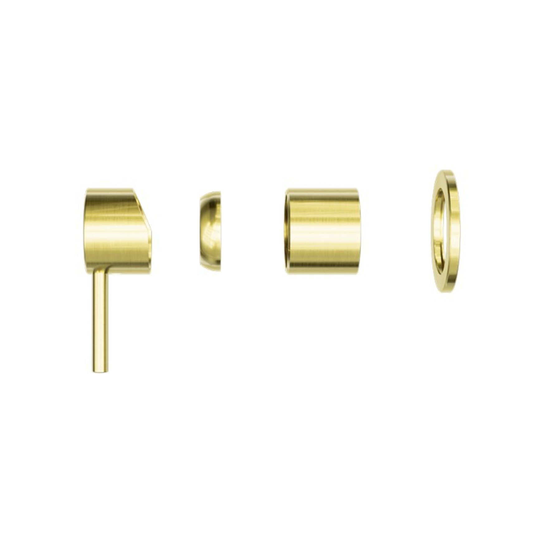 Zen SS316L Shower Mixer Trim Kits | Brushed Gold