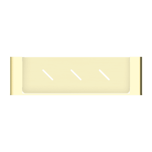 Bianca Metal Shower Shelf | Brushed Gold