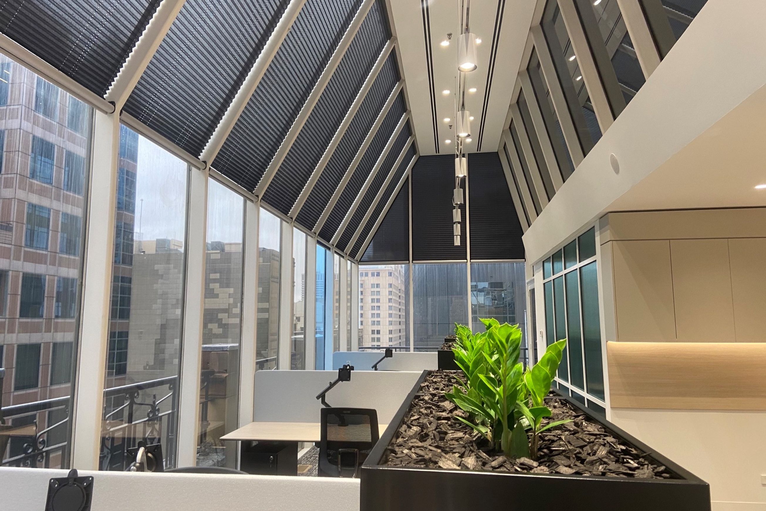 Skylight Gravity Drop Cord Operated | Pleated Blind
