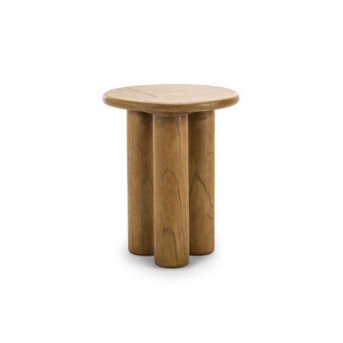 Khakti Round Pillar Side Table