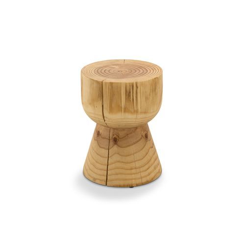Kork Hourglass Stump Stool | Natural