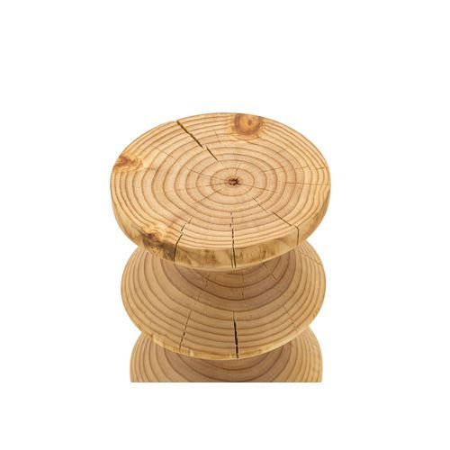 Navi Zig Zag Stump Stool | Natural