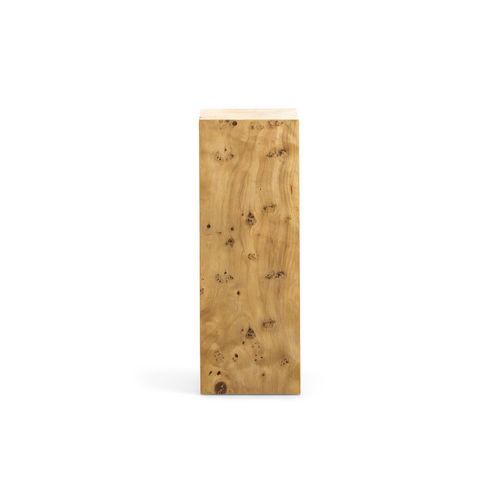 Calix Burl Plinth Tall | Natural