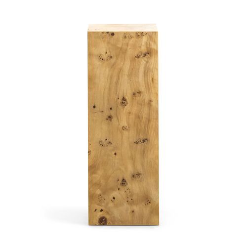 Calix Burl Plinth Tall | Natural