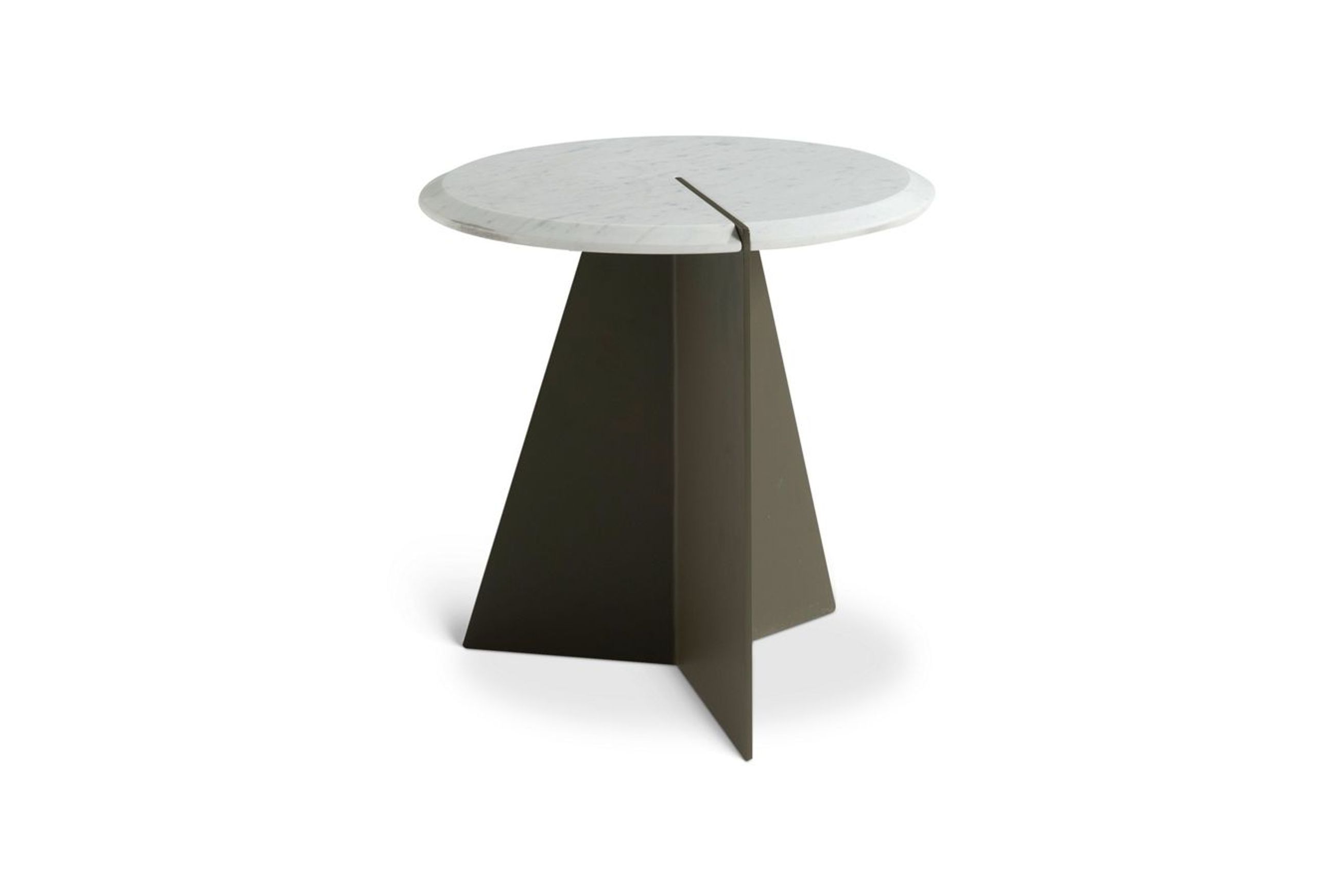 Nenuphar Bianco Carrare Pedestal Table