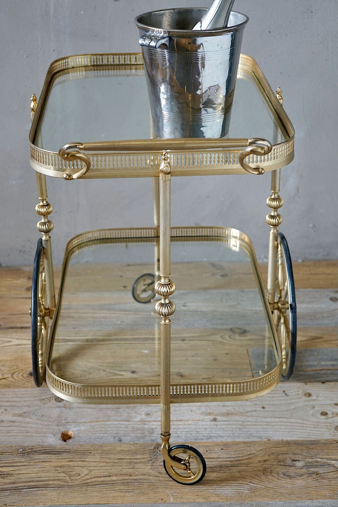 Vintage French Cocktail Trolley