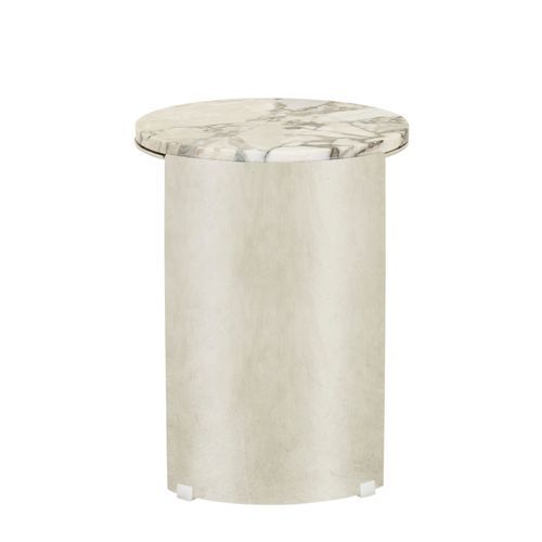 Silas Crescent Marble Side Table