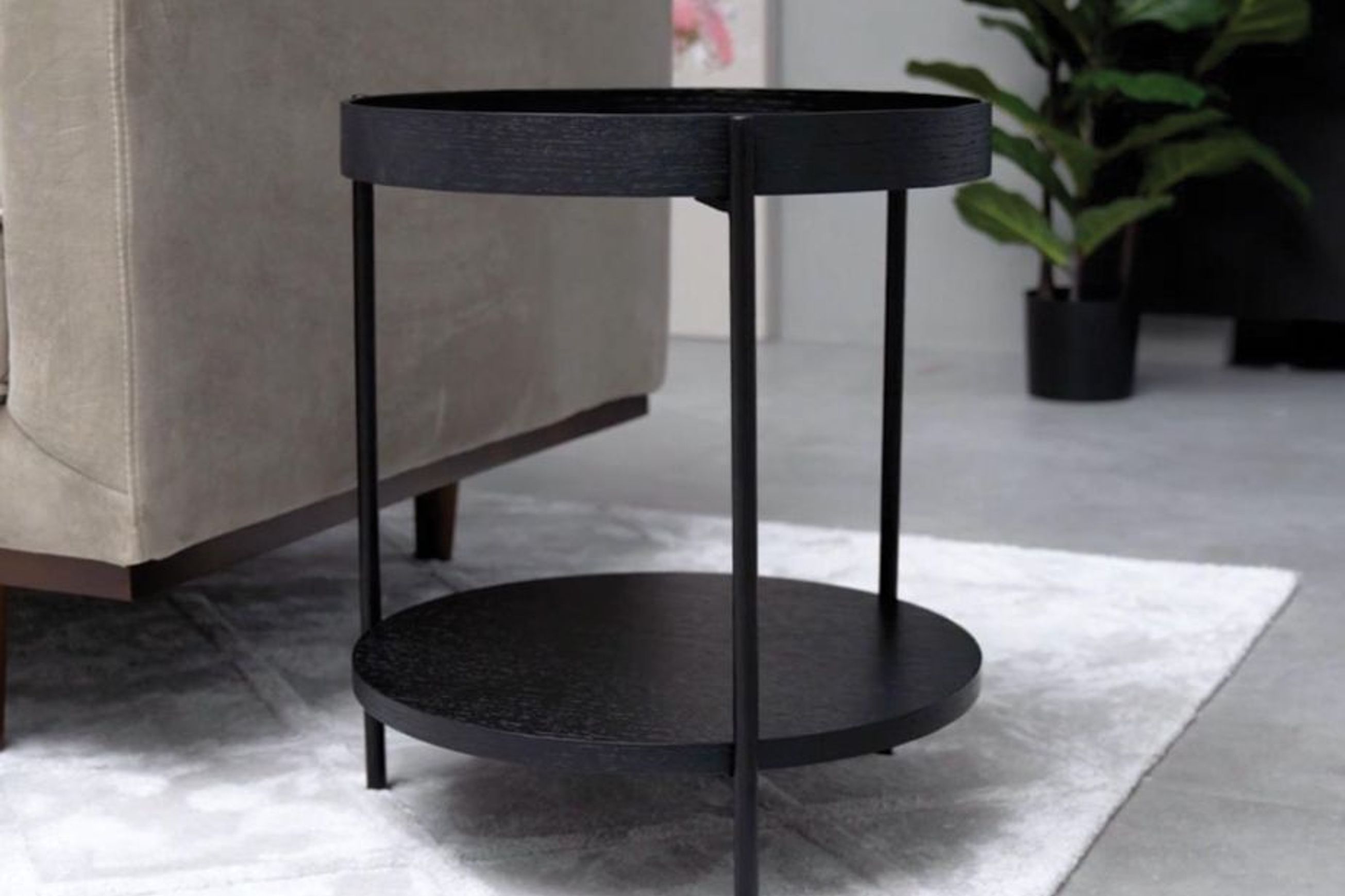 Layer Side Table - Black