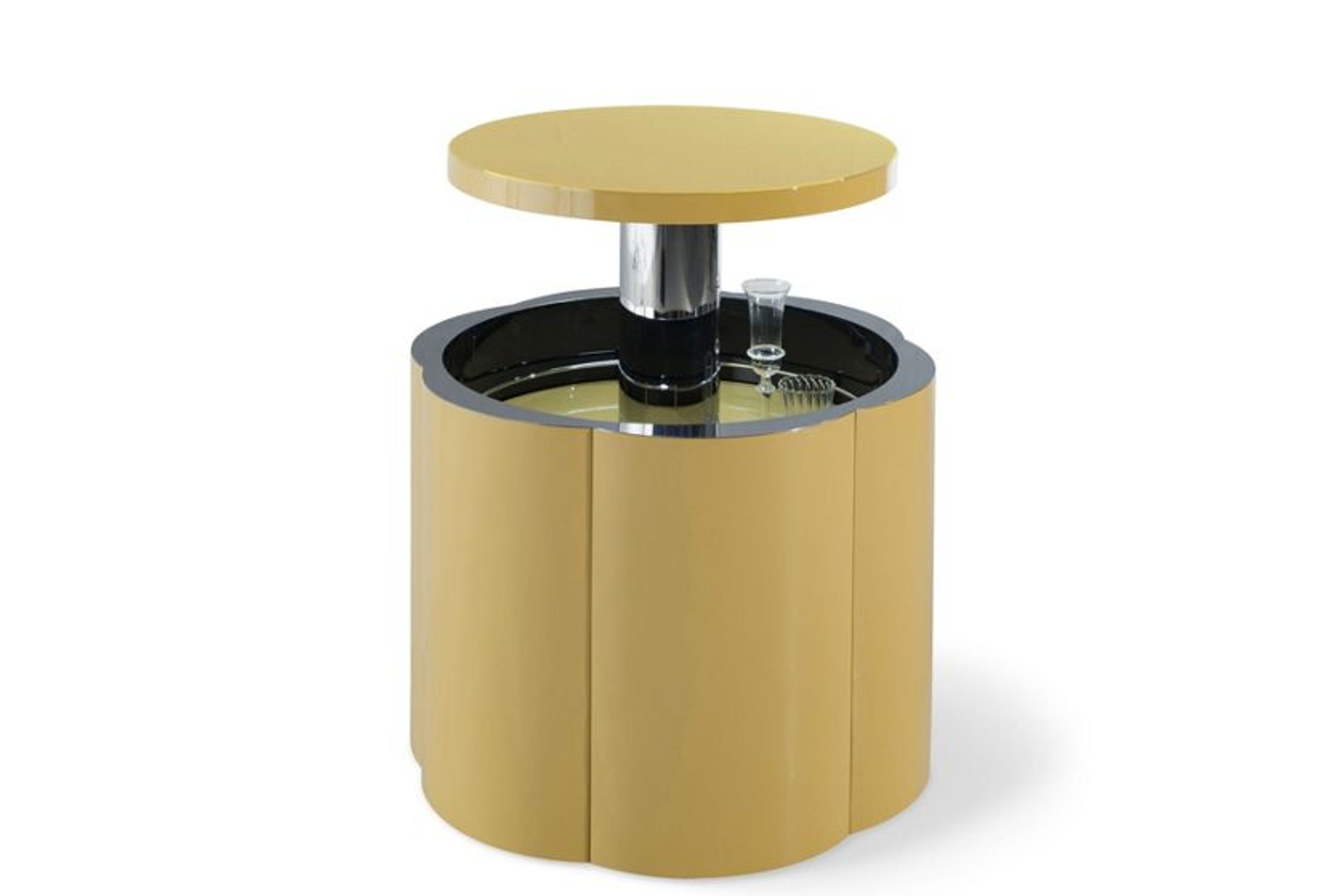 Lift Flower End Table Bar