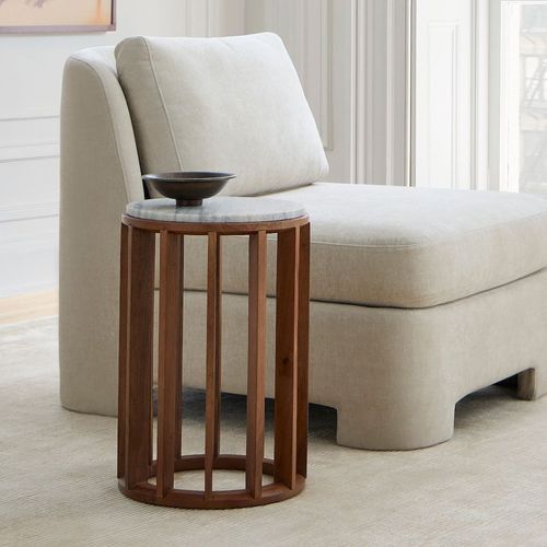 Ophelia Marble Drink Table