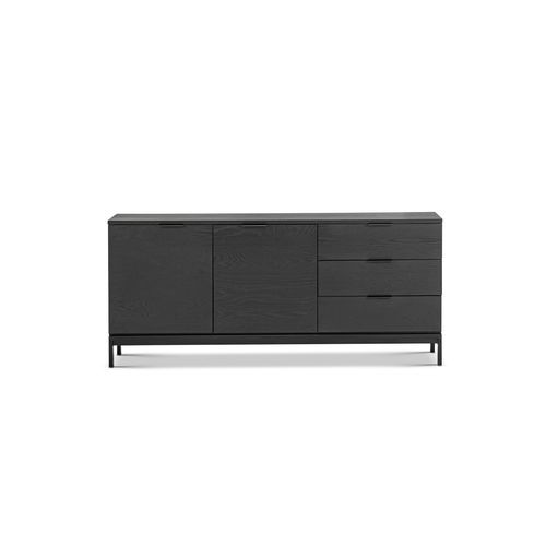 Macy Oak Sideboard Buffet | Black