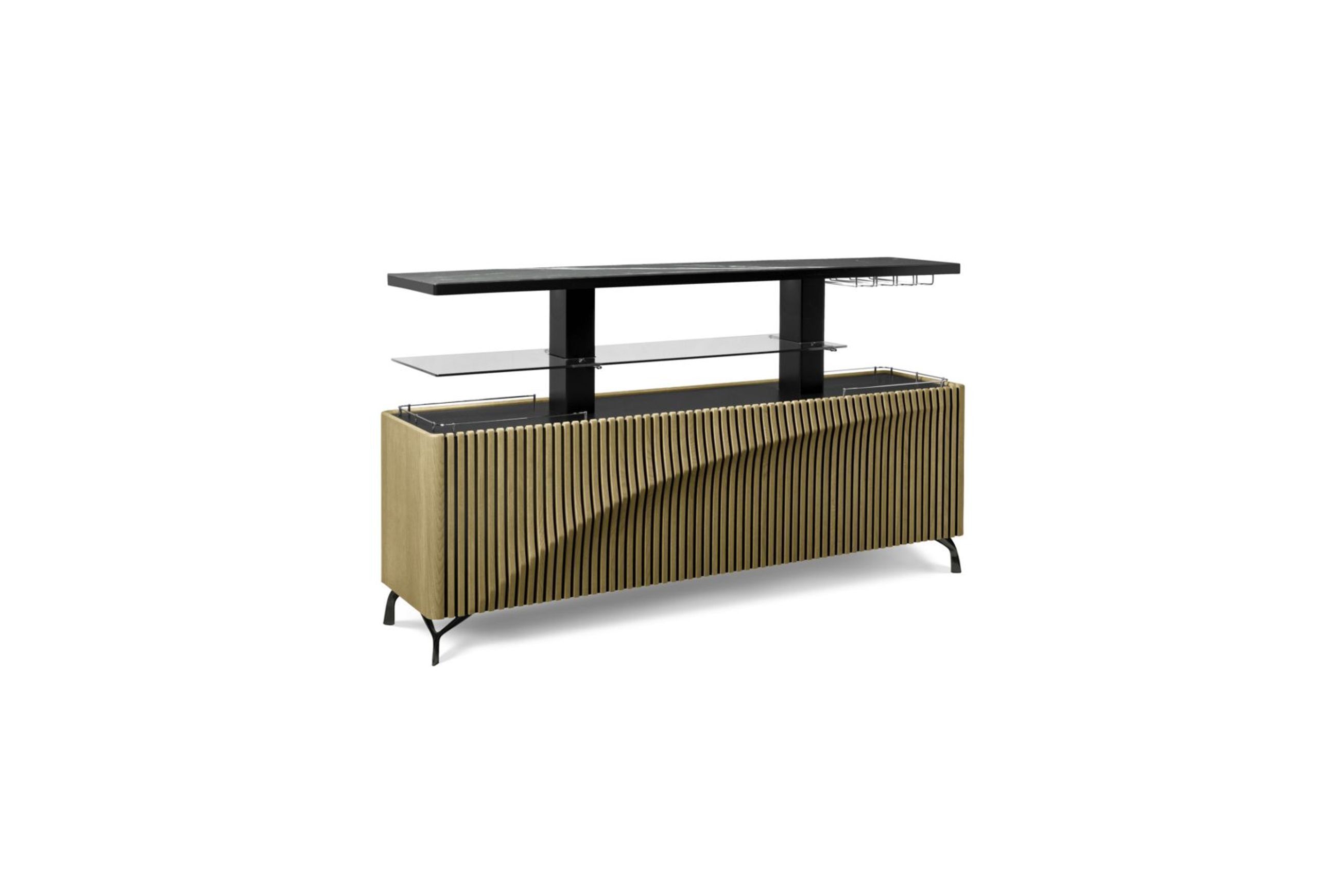Lift Wood Sideboard Bar