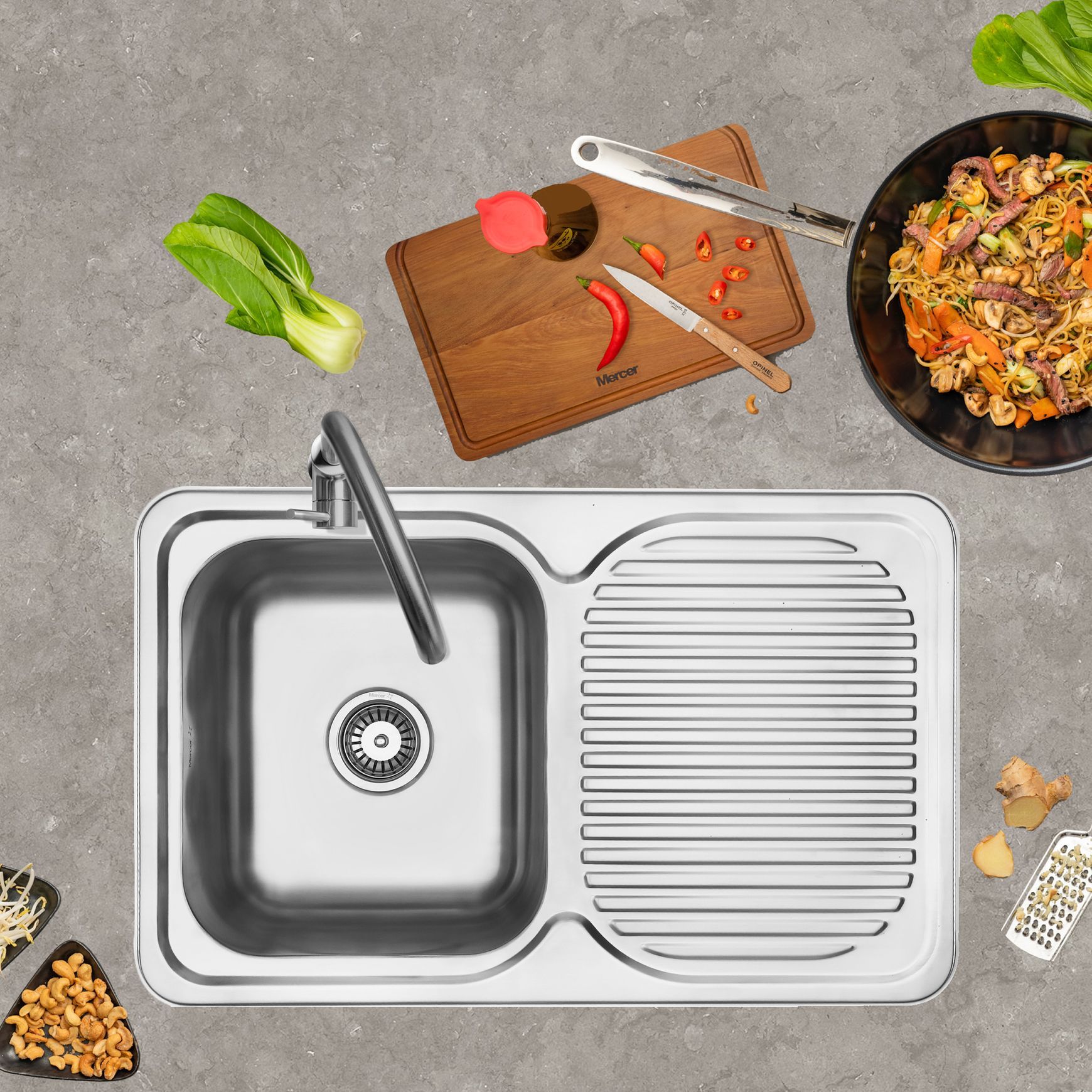 Stainless Steel Horizon Sinks by Mercer