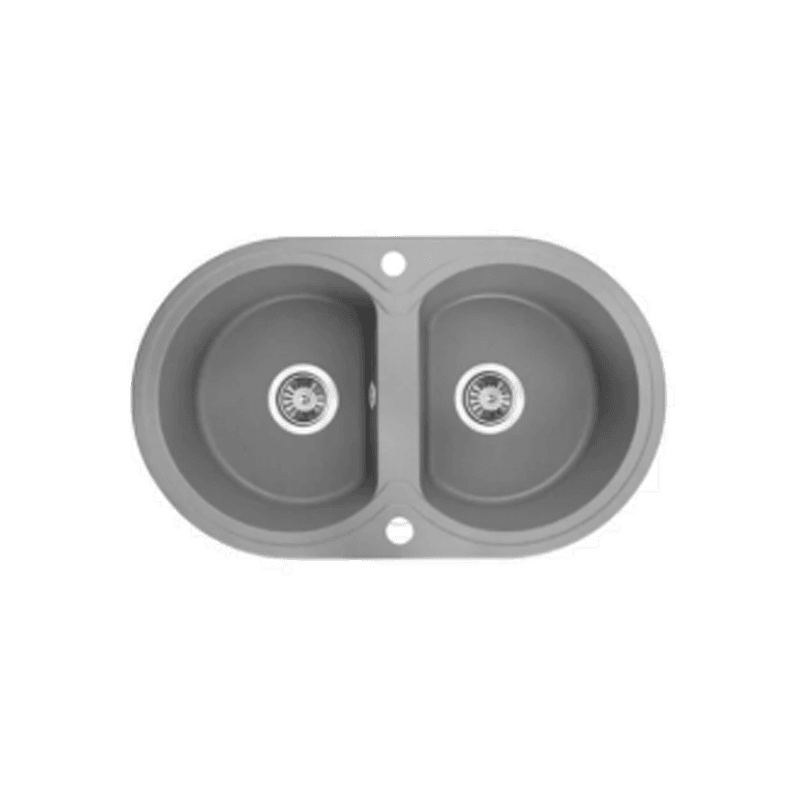 Laveo Granite Stone Sink Double Bowls