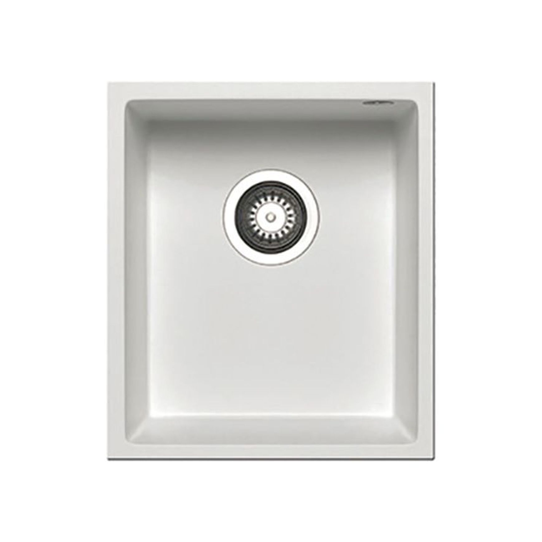 Platinum Quartz Arctic White 380 Single Bowl Sink
