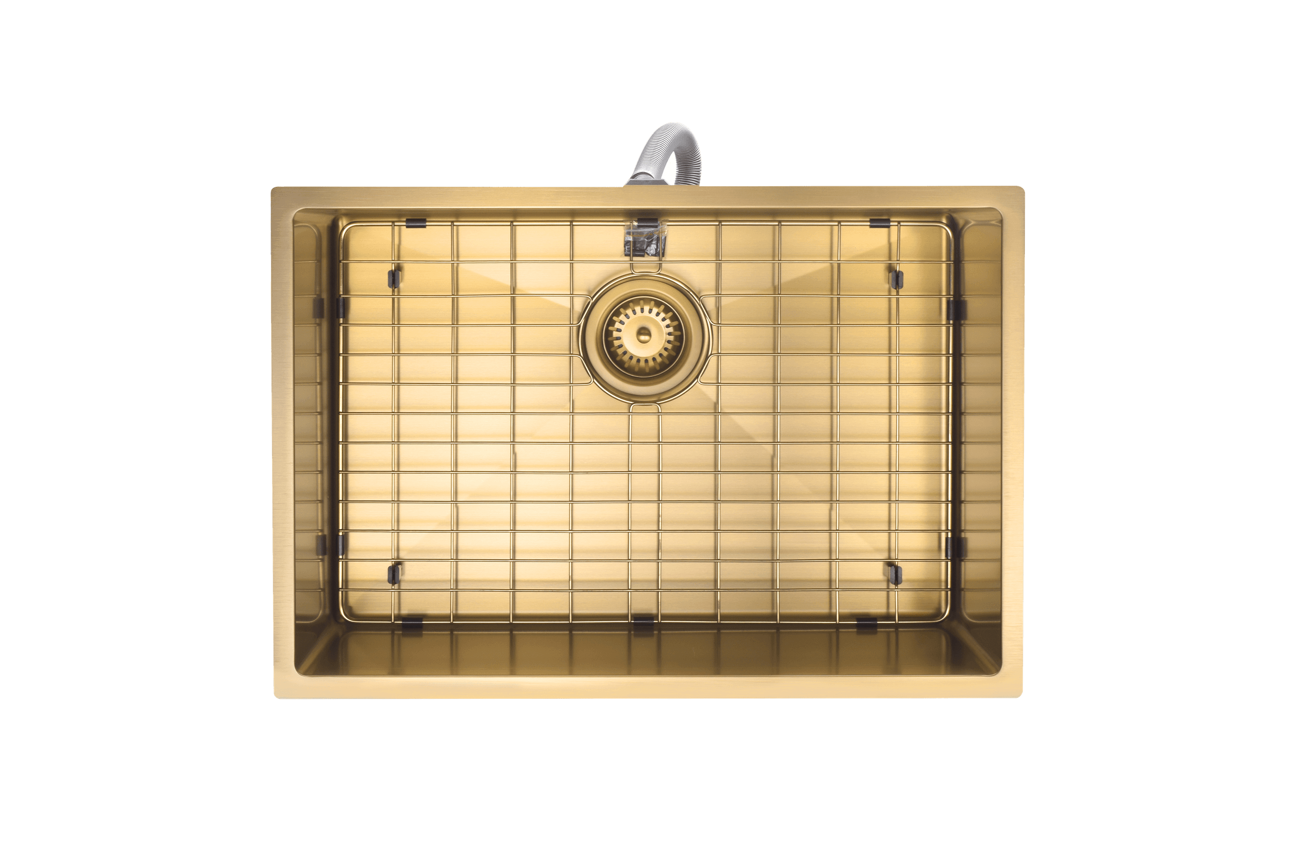 Aspen PVD 600mm Single Kitchen Sink Brushed Brass