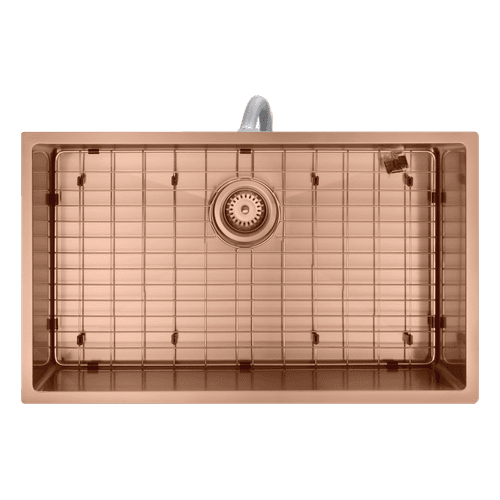 Aspen PVD 700mm Single Kitchen Sink Brushed Copper