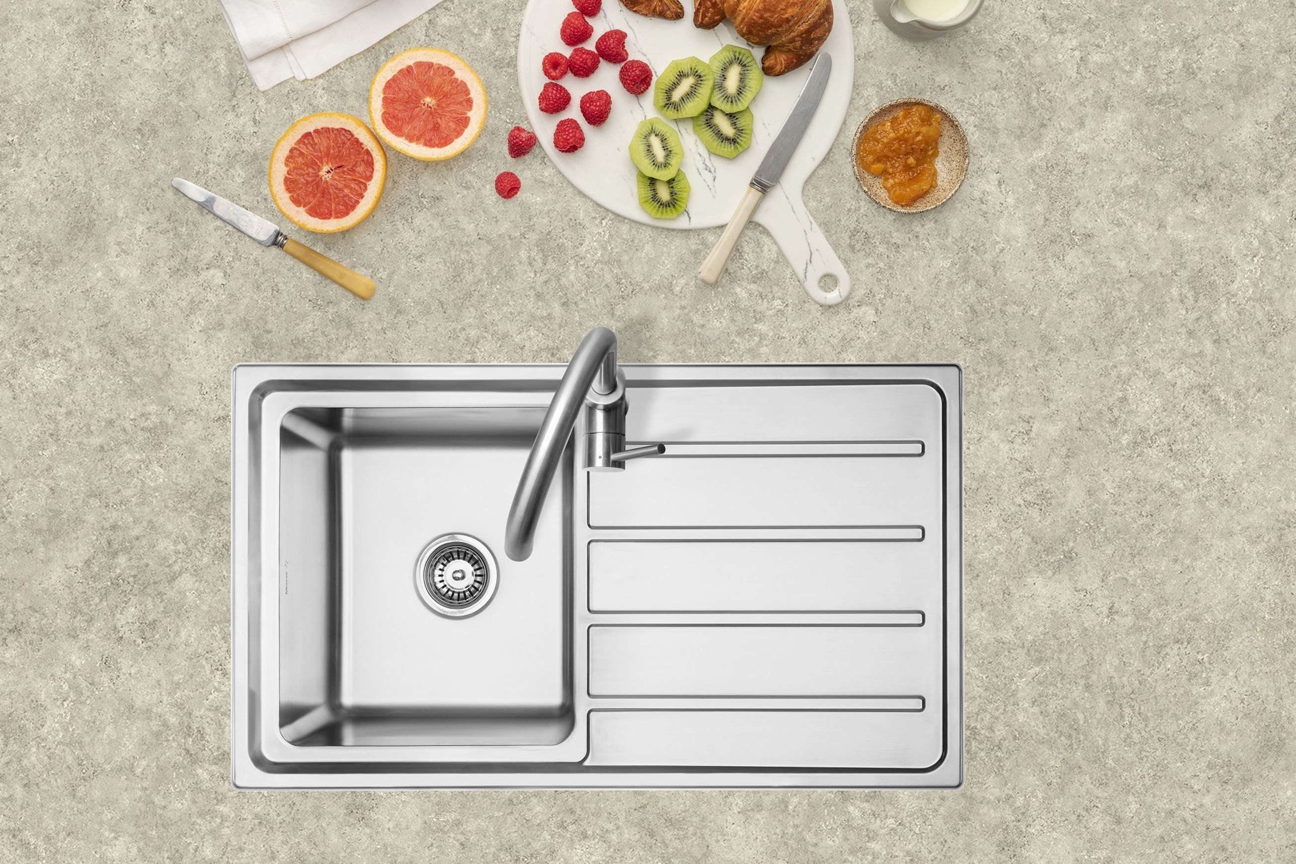 Stainless Steel Everglade Sinks by Mercer