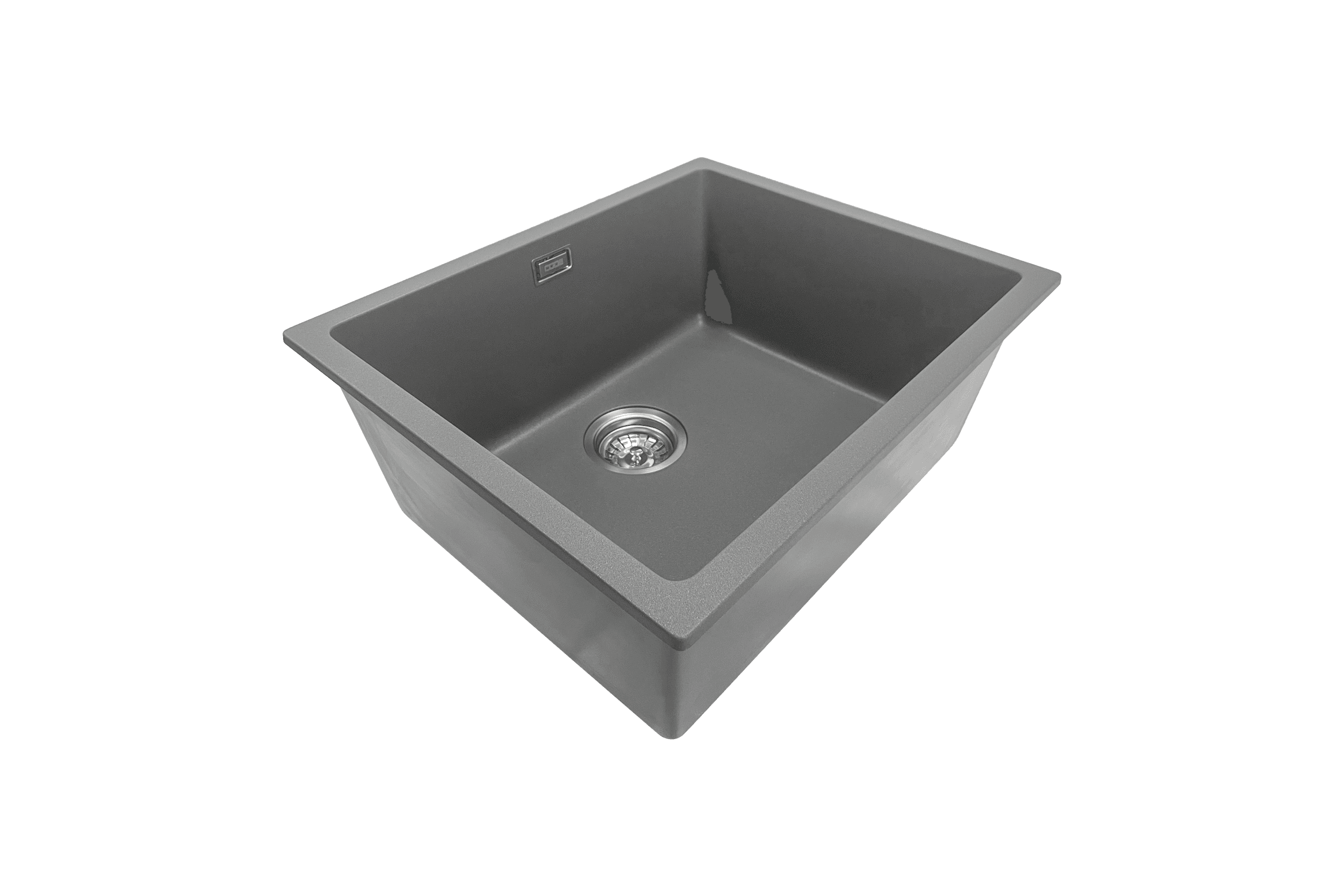 Aura Granite 500mm Single Kitchen Sink Charcoal