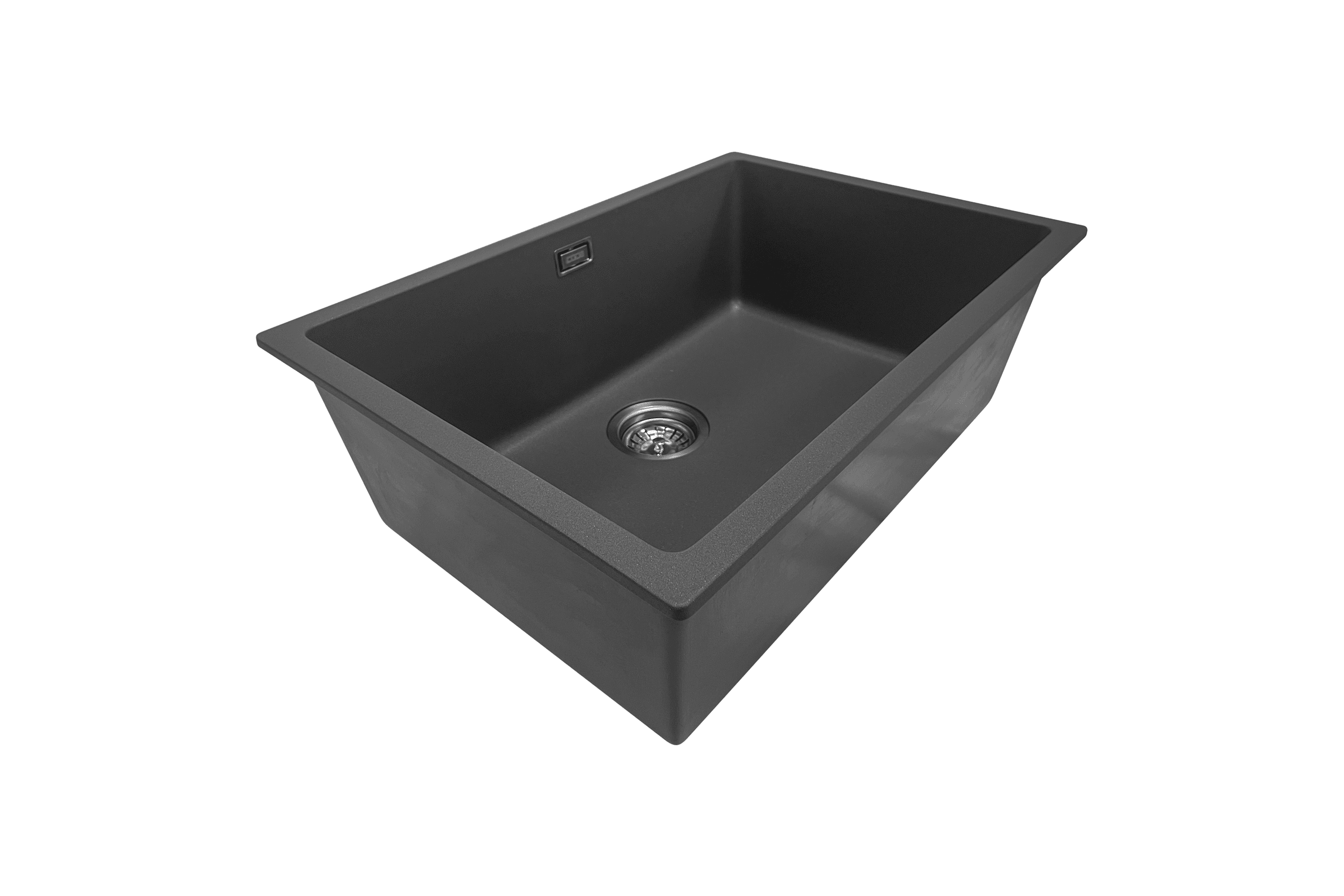Aura Granite 600mm Single Kitchen Sink Matte Black