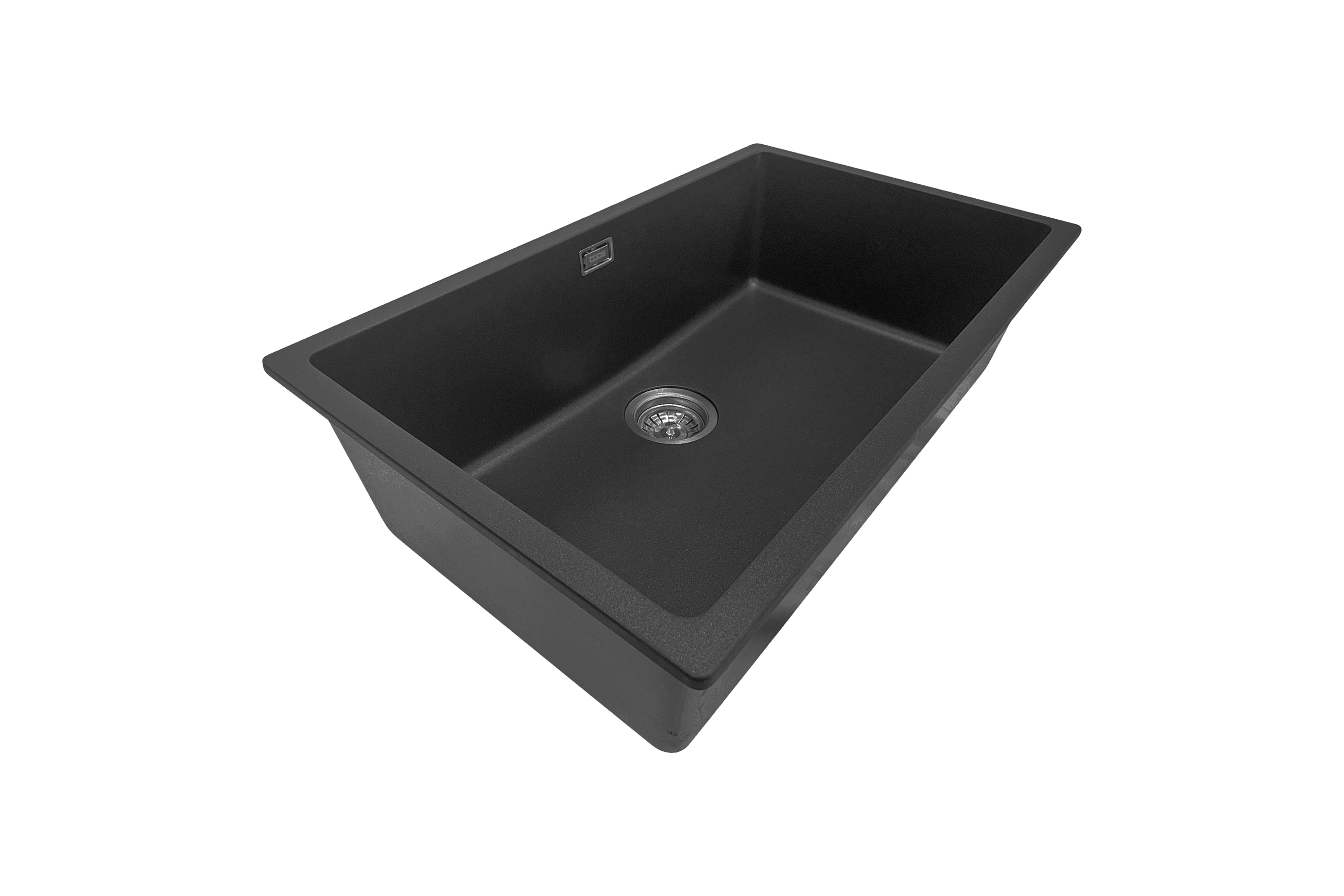 Aura Granite 700mm Single Kitchen Sink Matte Black