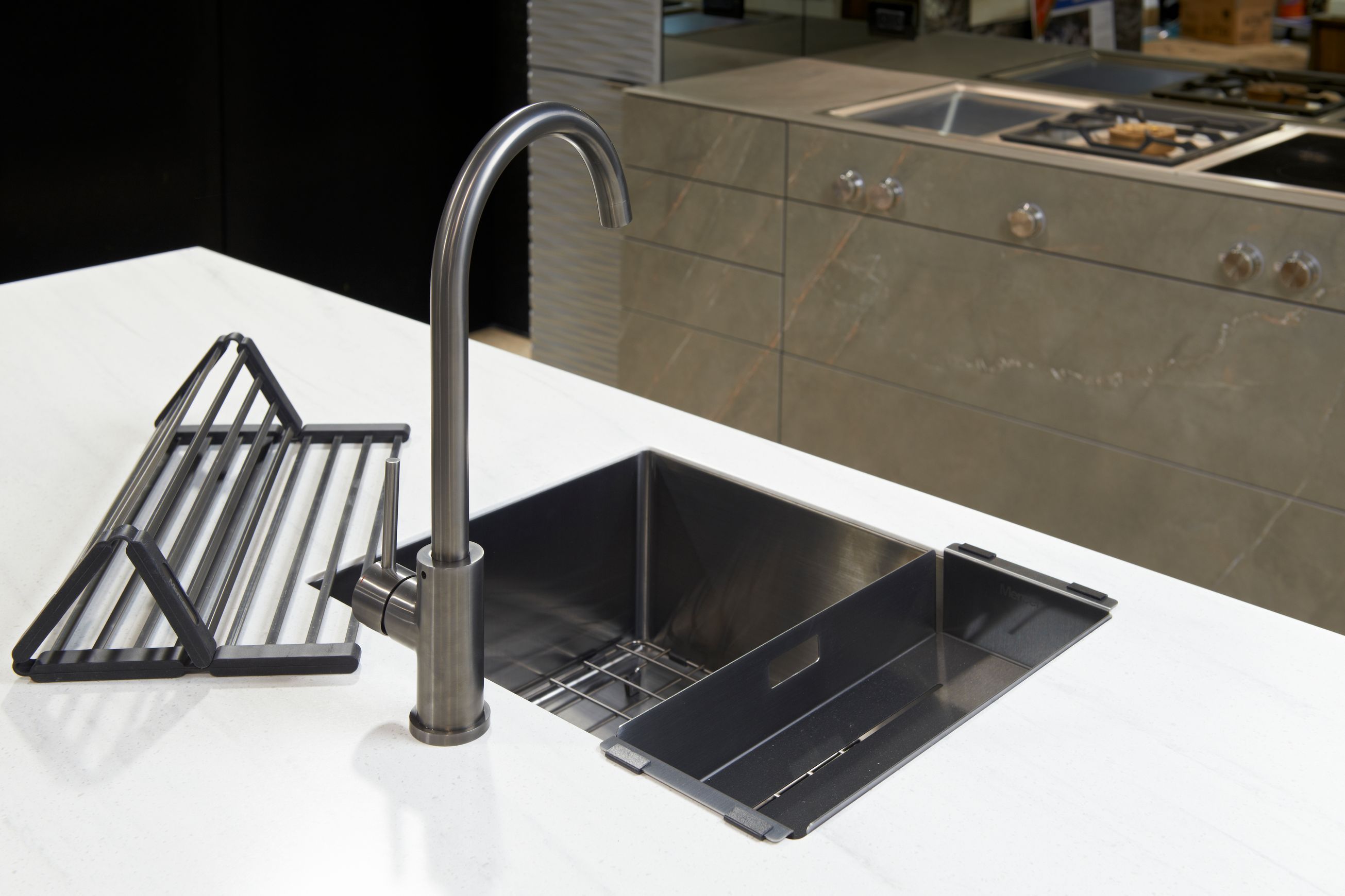 Aurora Coloured Stainless Steel Sinks by Mercer