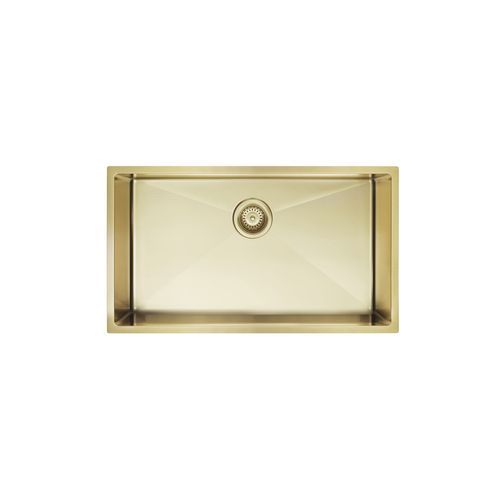 Kitchen Sink - Single Bowl 760 X 440 - Bronze Gold