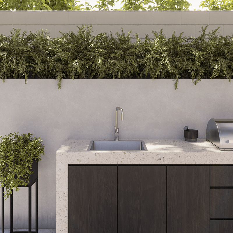 Jeya 510x450 Alfresco 316 Stainless Steel Sink