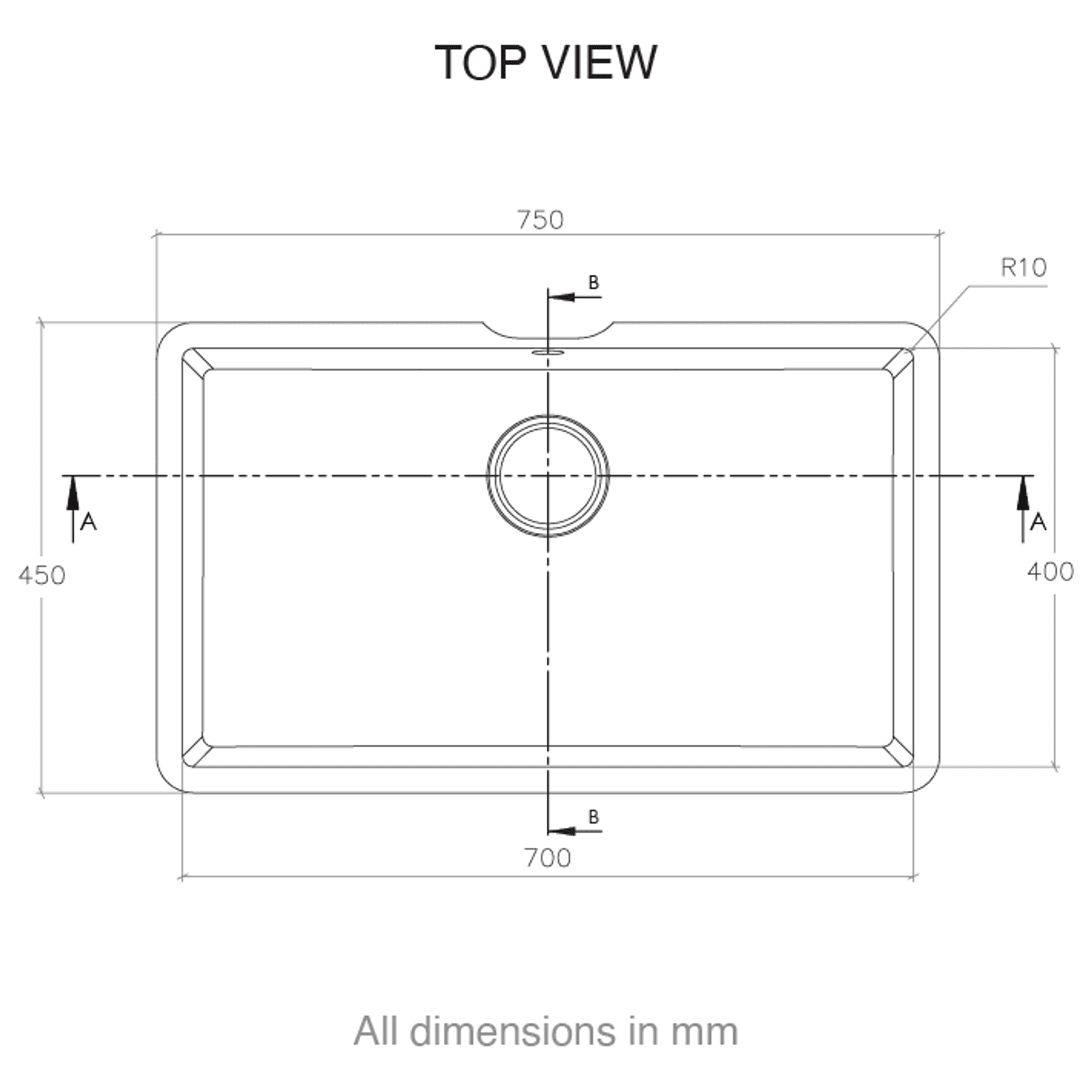 966 Integrated Sink