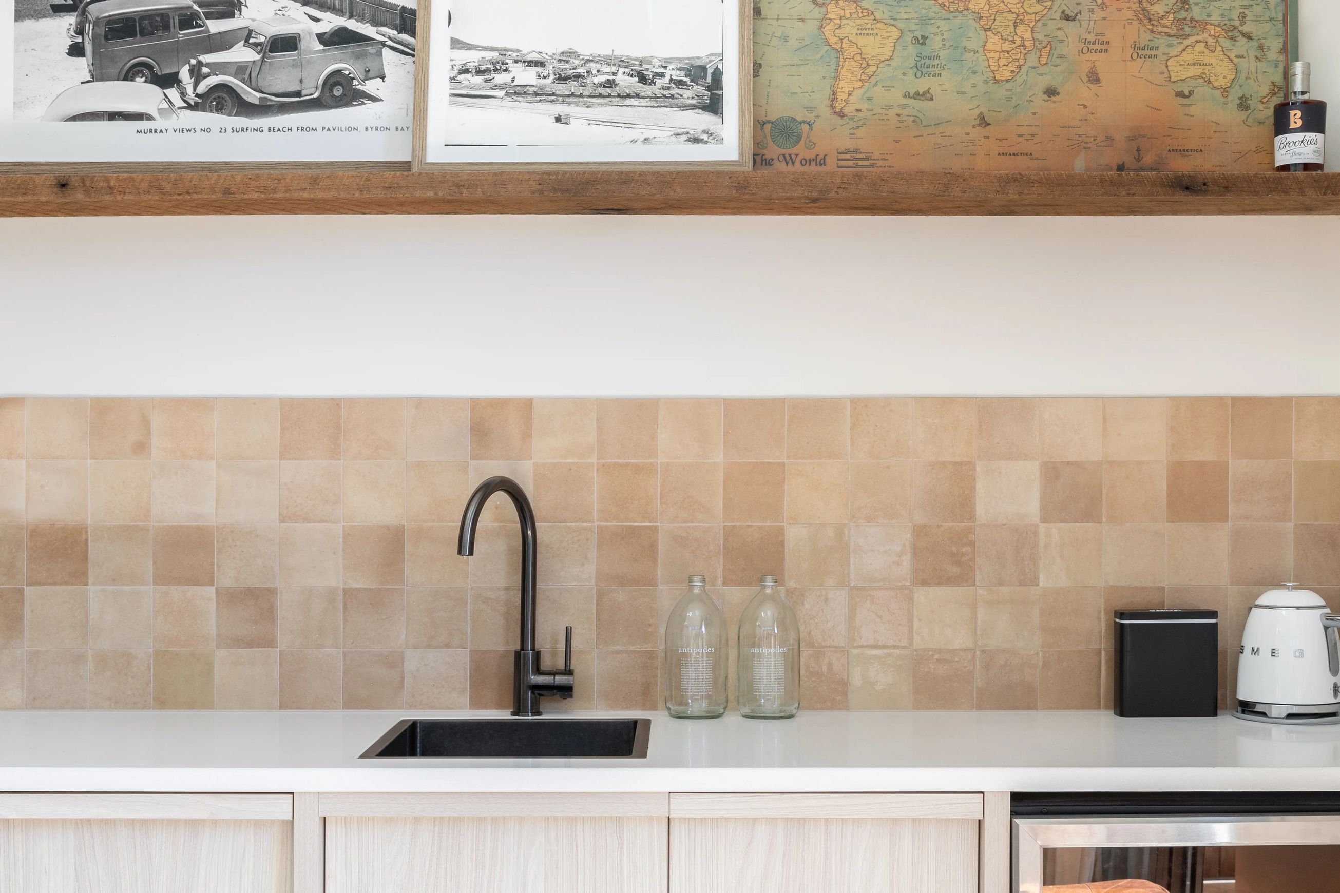 Ohelu Single Kitchen Sink 380mm - Brushed Gunmetal