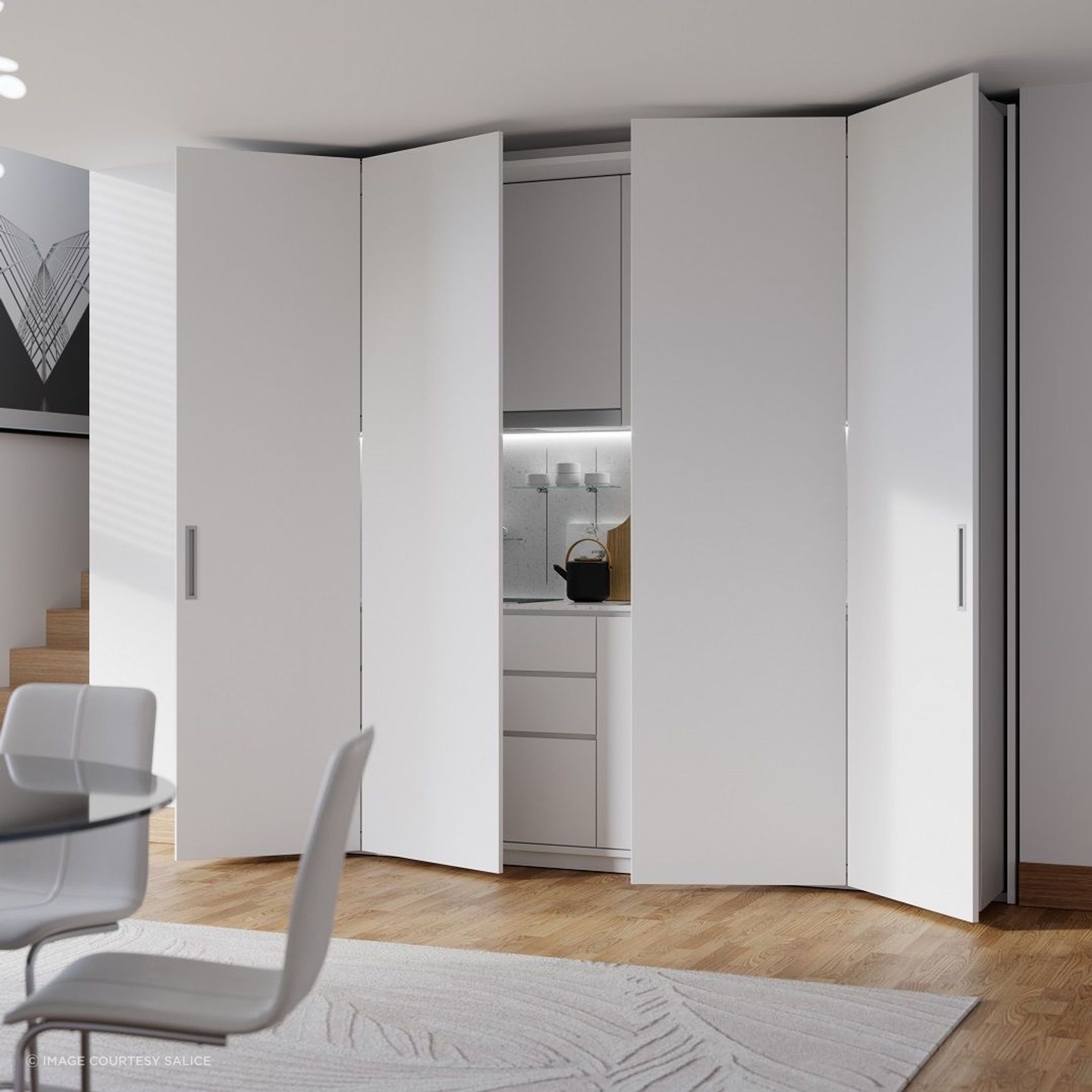 Salice Exedra2 Bifolding Pocket Door