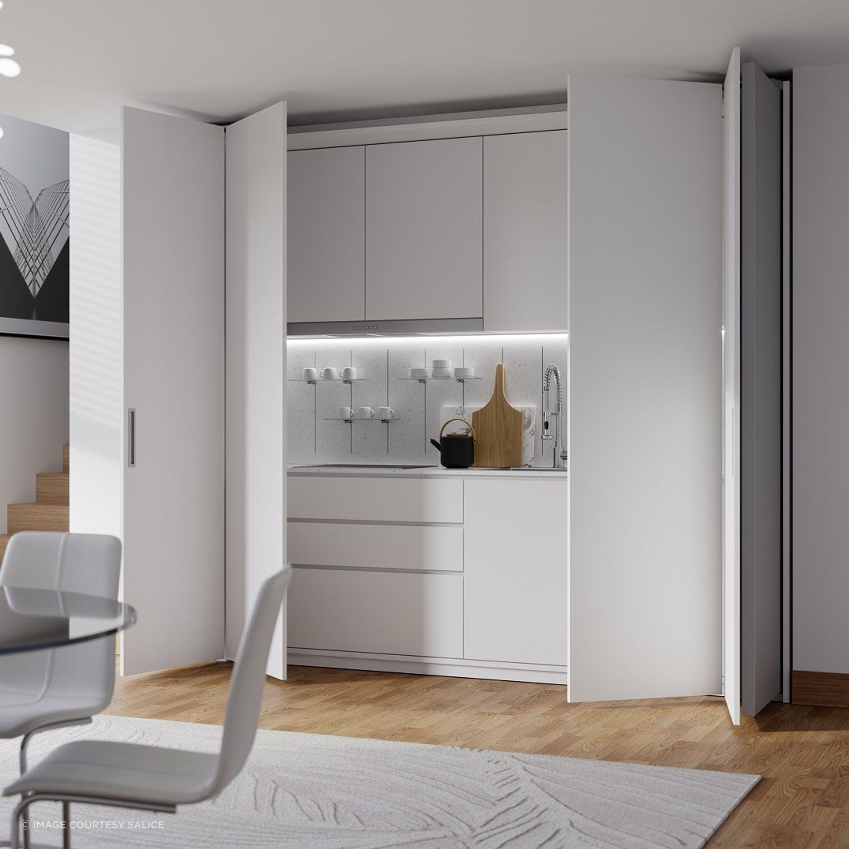 Salice Exedra2 Bifolding Pocket Door
