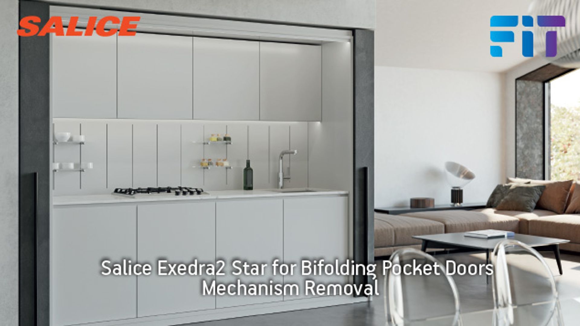 Salice Exedra2 Star for Bifolding Pocket Doors - Mechanism Removal
