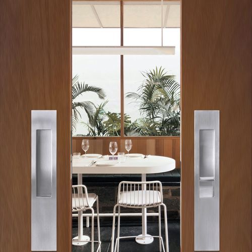 8102 M-Series Flush Pull (long Plate 255mm) no Key hole *