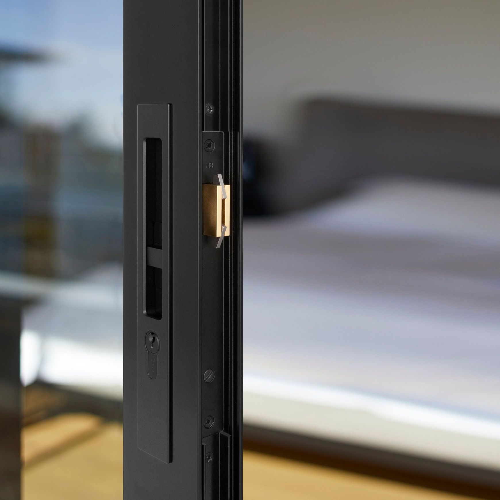 HB640 Lock Series Narrow Backset for Sliding/Cavity Slider Doors