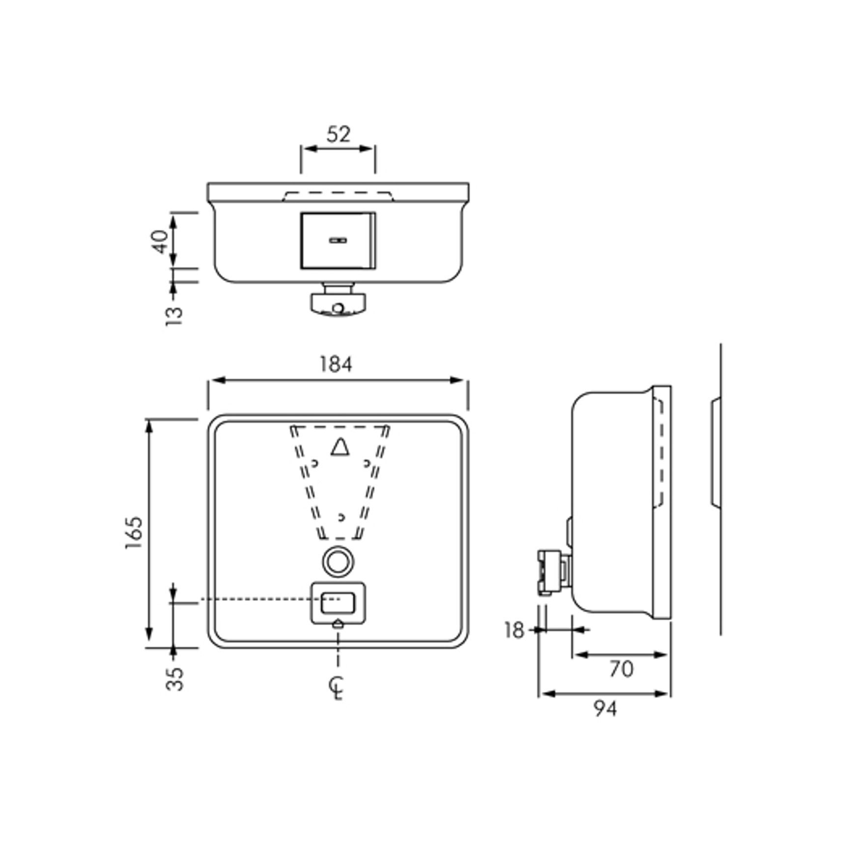 ASI Profile Surface Mounted Liquid Soap Dispenser