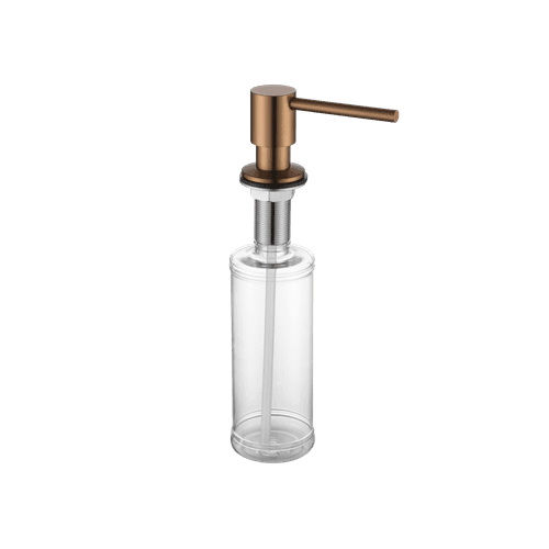 Aspen In-Bench Soap Dispenser Brushed Copper