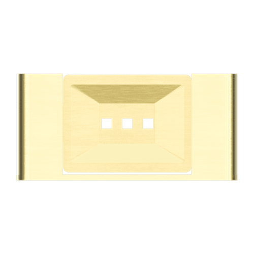 Bianca Soap Dish Holder | Brushed Gold