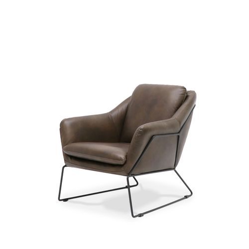 Workshop Leather Armchair - Brown