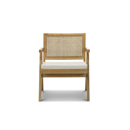 Mira Rattan Occasional Armchair | Natural