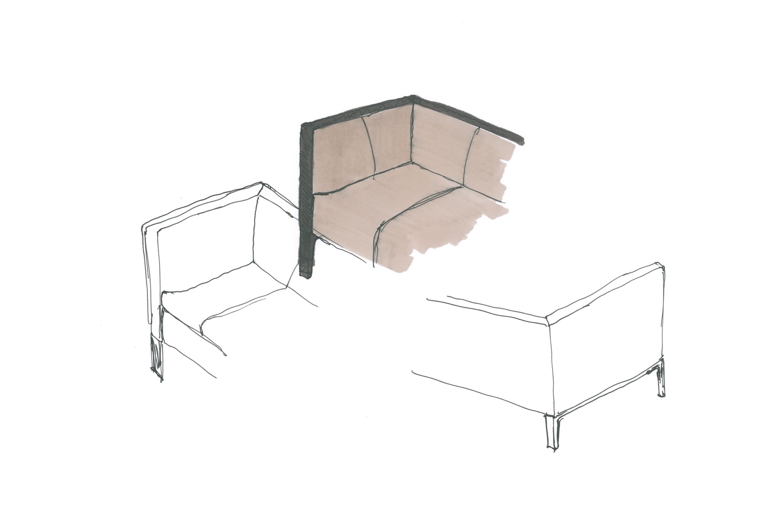 Paul Sofa by Molteni&C