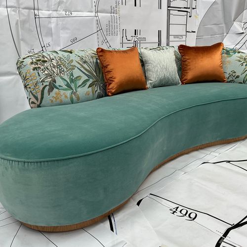 Mid Century Asymmetric Sofa