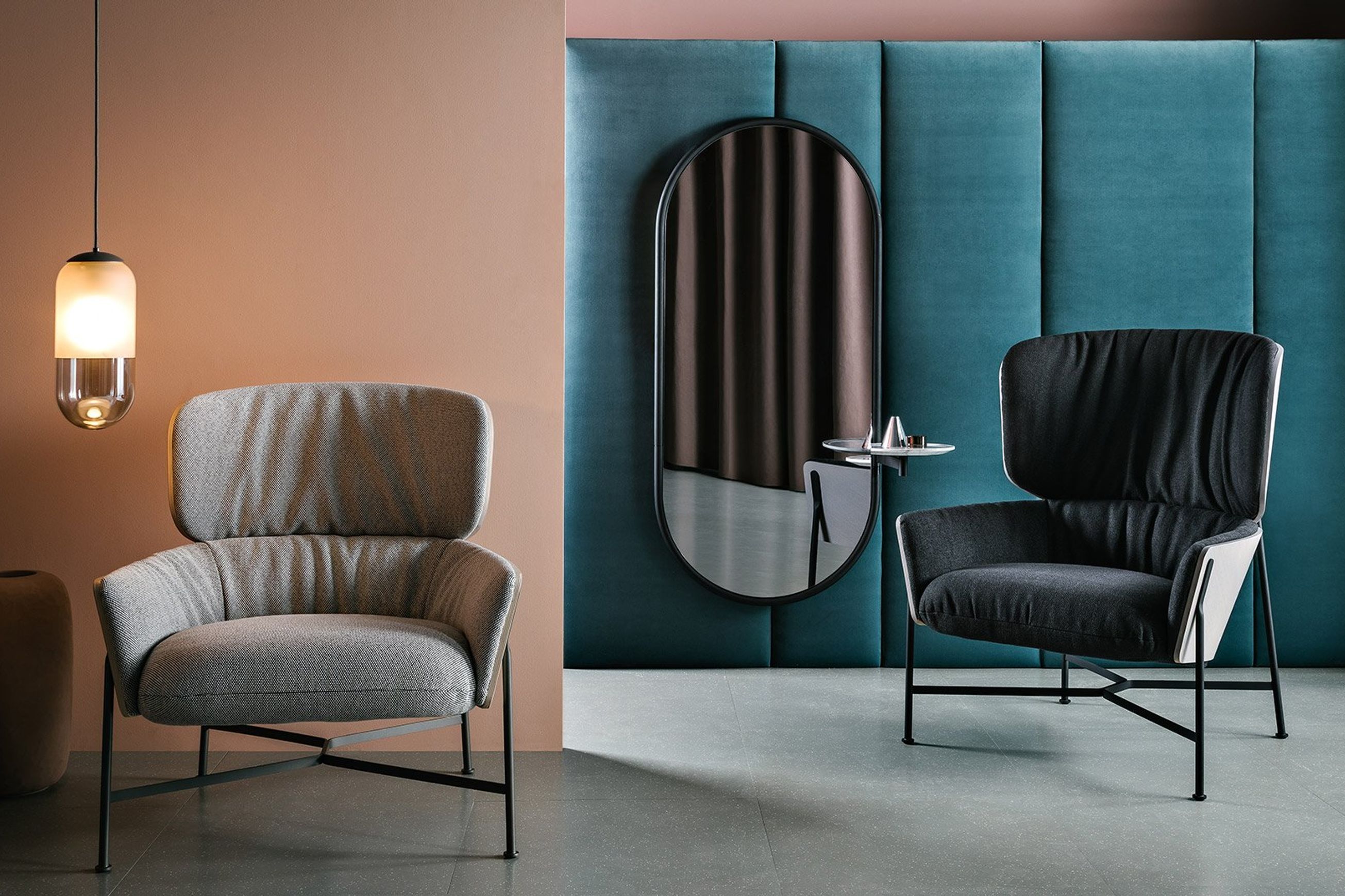 Caristo Low Back Leather | Armchair