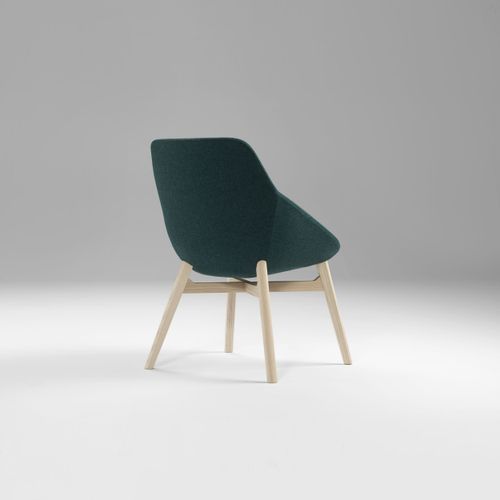 Ezy Wood Low Chair by Christophe Pillet