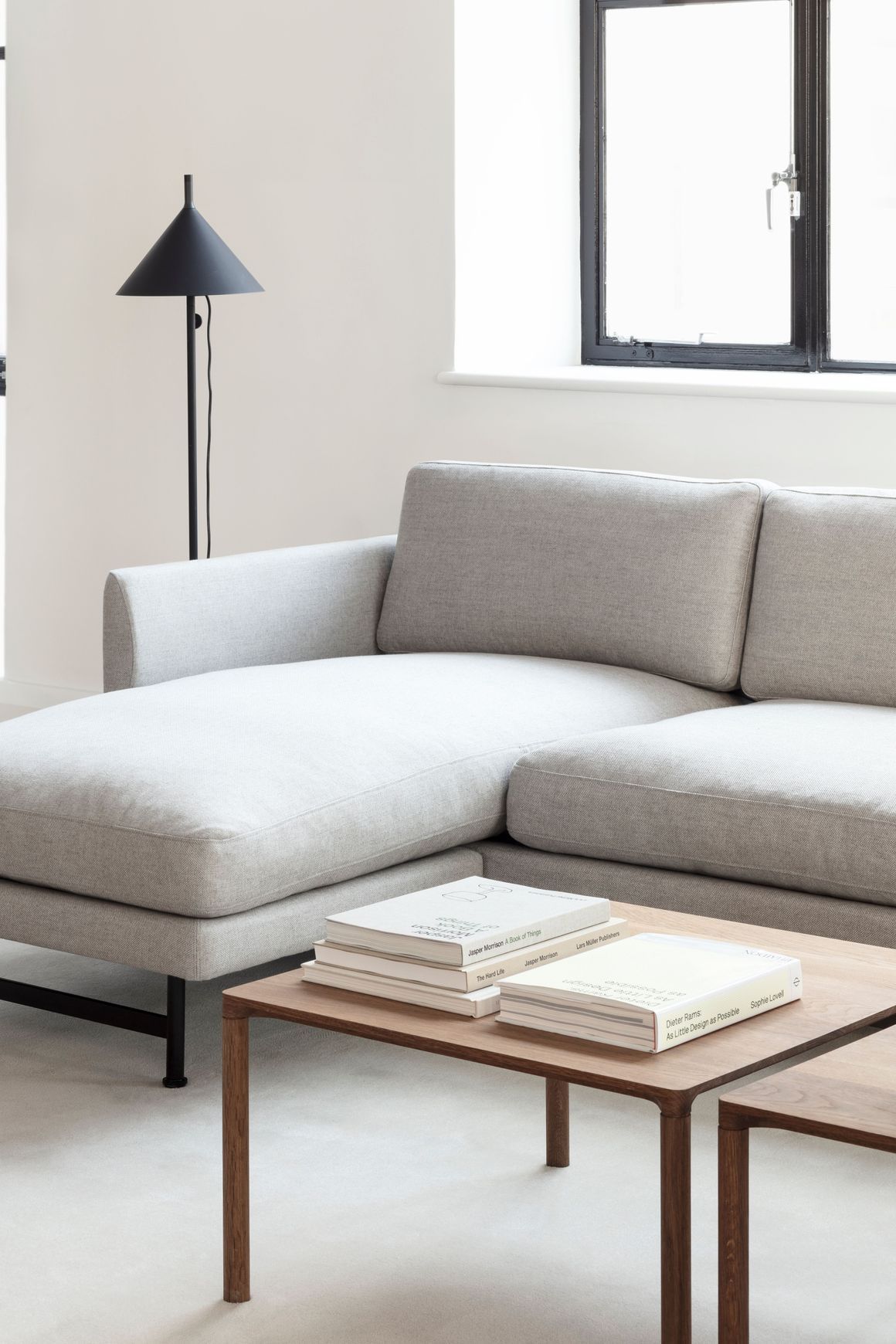 Calmo 3-seater Chaise 80 Metal Fredericia