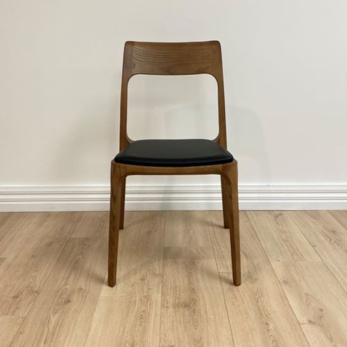 Ashton Leather Dining Chair | Black